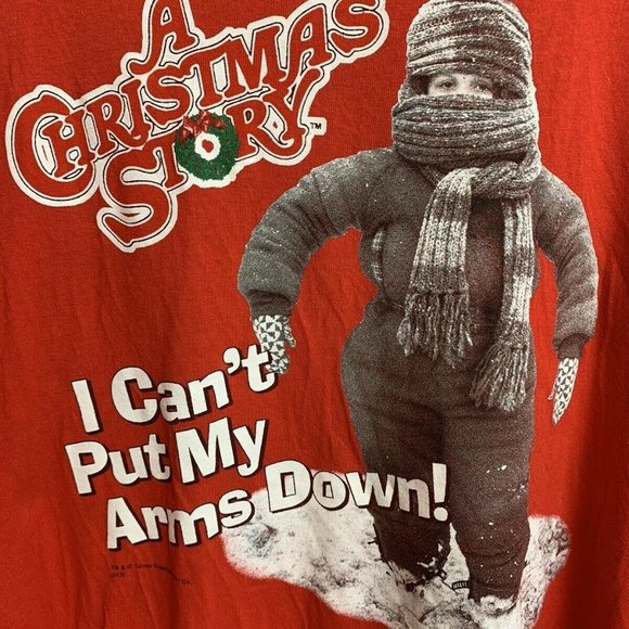 Gildan Mens My Arms Down Puffy T Shirt Size XXL - Picture 2 of 5